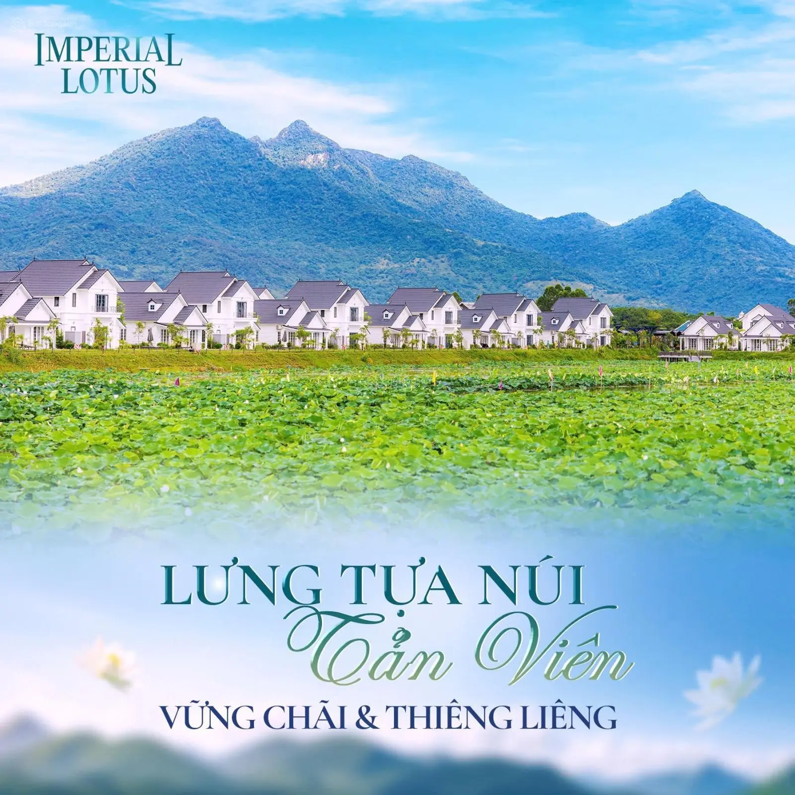 Trực tiếp CĐT Vườn Vua-MB DUY NHẤT 1 căn biệt thự Imperial Lotus 303m2 CK 16% ƯĐ 1,3 tỷ chỉ 5,4 tỷ