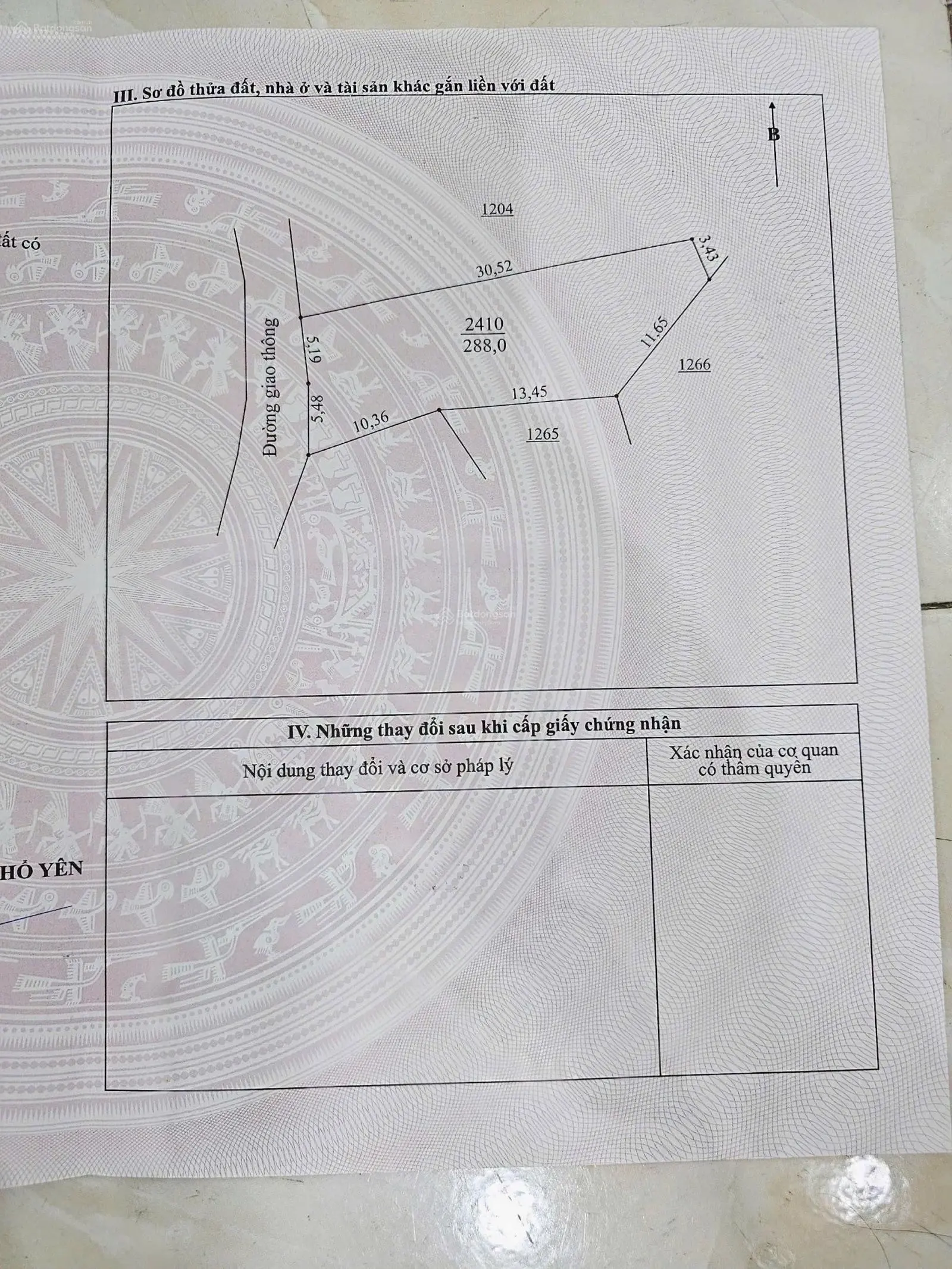 Chính chủ cần ra gấp 300m2 trung tâm phường Ba Hàng sổ đỏ trao tay. Ô tô vào tận đất