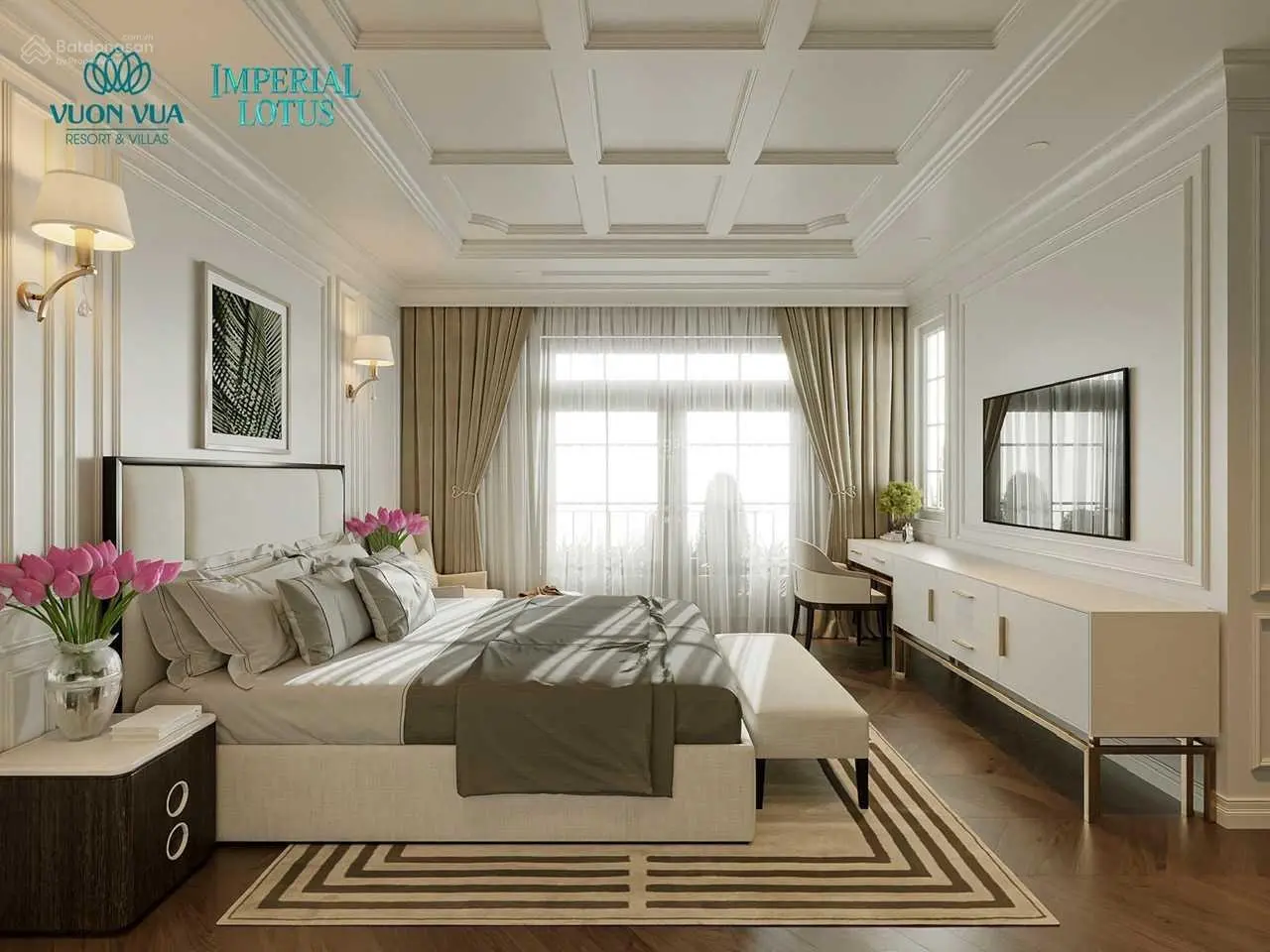 Quỹ căn Biệt thự mặt hồ Imperial Lotus Vườn Vua Resort chỉ từ 1,9tỷ ký HĐMB C.Khấu16% miễn lãi 36th