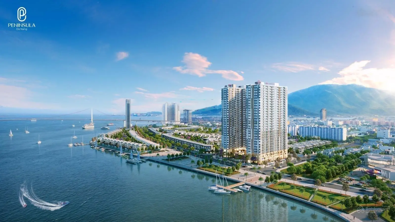 Đất Xanh - Mở bán căn hộ cao cấp Peninsula view sông Hàn, trung tâm Đà Nẵng - cạnh DA Sun Symphony