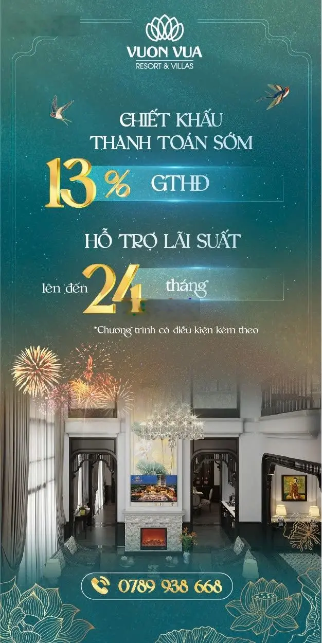 Cs Tết- Quỹ hàng độc quyền CĐT đẹp, rẻ. Vườn Vua Resort & Villa Khoáng Nóng 5 * Chất lượng Nhật Bản