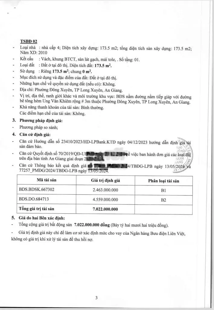 Nhà Trọ 173,5m2 hẻm ôtô P. Đông Xuyên , Trung Tâm TP.Long Xuyên