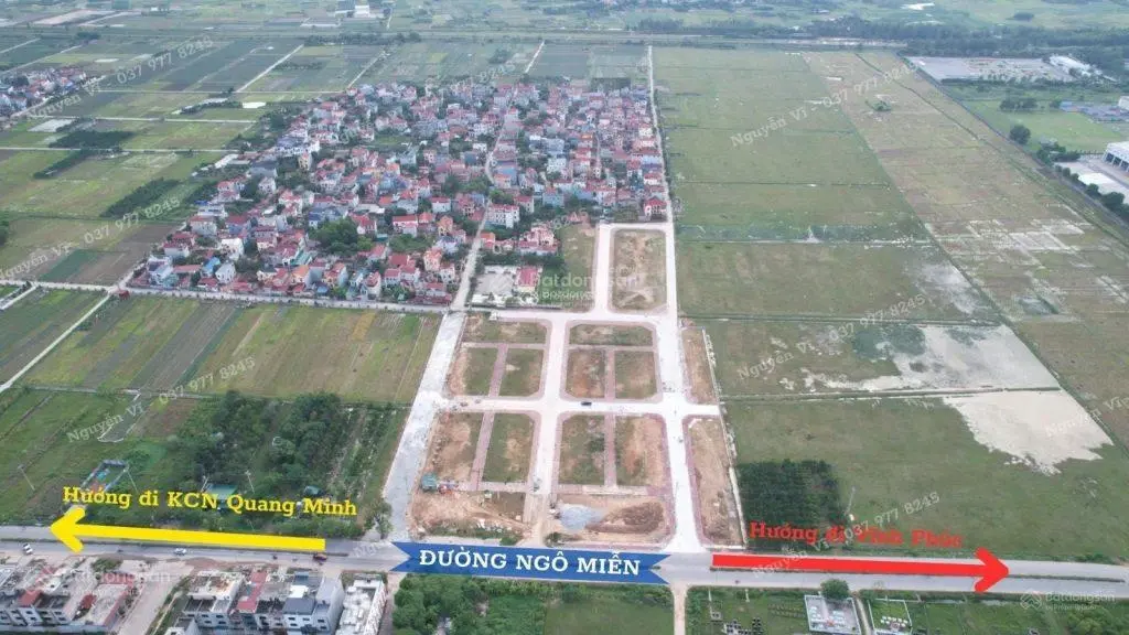 Bán lô đất đấu giá Bạch Đa Kim Hoa Mê Linh Gần Vành Đai 4 và KCN Quang Minh 0982 782 ***