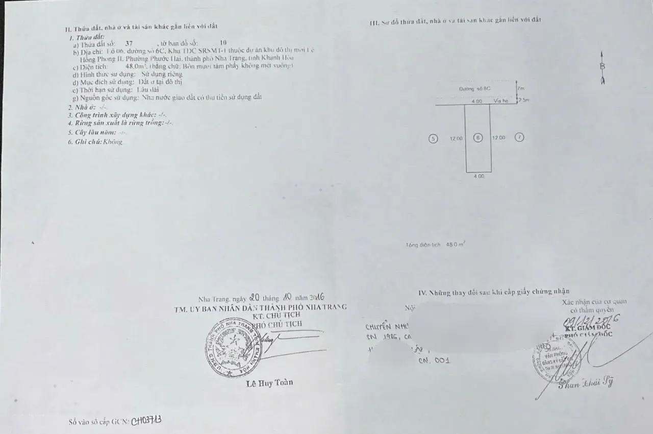 Bán nhà tđc hà quang 2 sổ hồng riêng
phường phước hải - tp nha trang