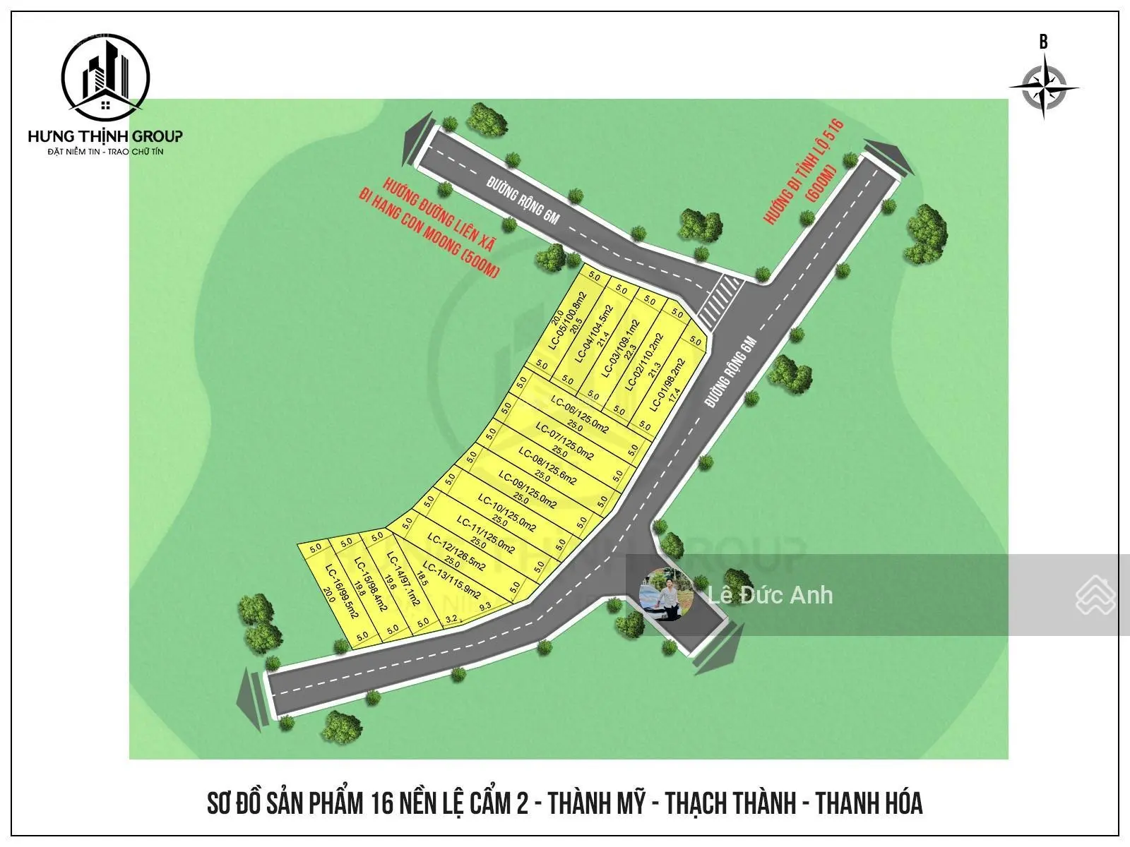 Thanh lý 1 lô ngay tại Hồ Bai Cái mặt tiền 5M, DT 150m2, giá chỉ từ 2xx (bao phí)