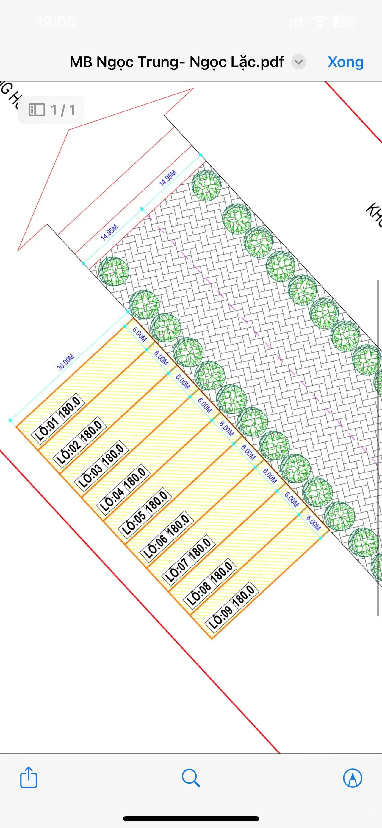 Bán lô đất 180m2 bám đường Tỉnh Lộ quy hoạch rộng 29m giá chỉ 3xx trăm