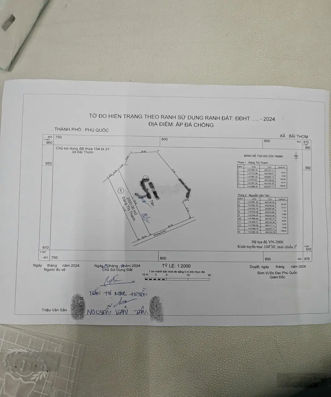 Bán gáp mảnh đất khu Ấp Đá Chồng, Bãi Thơm, Phú Quốc, diện tích 1000m2, cách biển 200m, TL48 200m