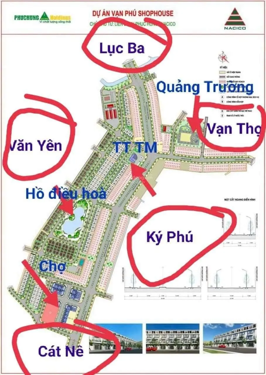 Bán đất nền dự án Vạn Phú Shophouse chỉ 1,5 tỷ đất có sổ riêng từng lô, đường rộng 36m và 22,5m