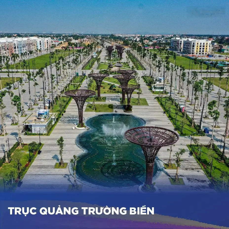 Quỹ độc quyền 5 căn góc 03PN, 79m2, sổ đỏ lâu dài, quảng trường biển, Sầm Sơn Sungroup