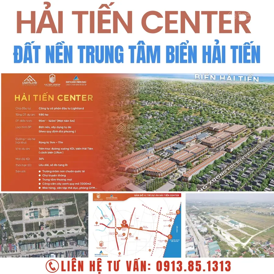 Ra mắt đất nền trung tâm biển Hải Tiến 