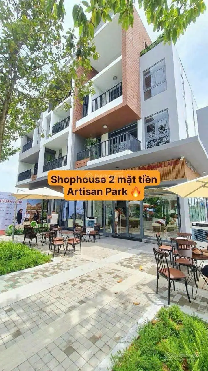 Duy nhất căn shophouse mặt tiền Phạm Văn Đồng. Cam Kết thuê lại giá tốt nhất tại Artisan Park