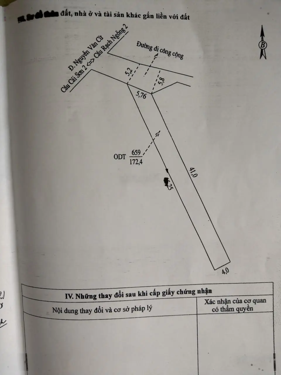 Đất đối diện trường Đại Học Y Dược Cần Thơ