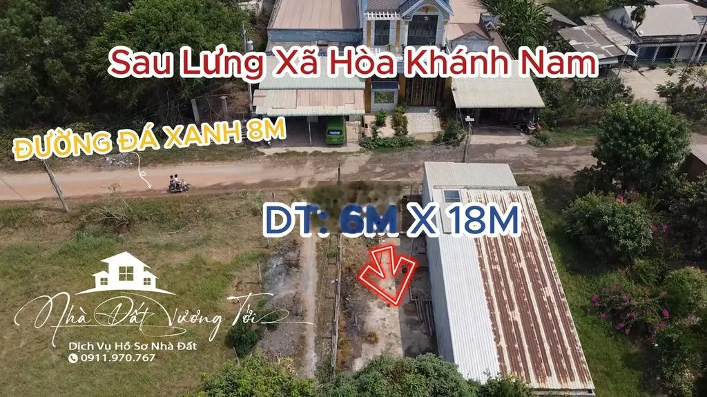 MT đá xanh 8m sau lưng xã HKN DT: 6x18 sắp lên NHỰA