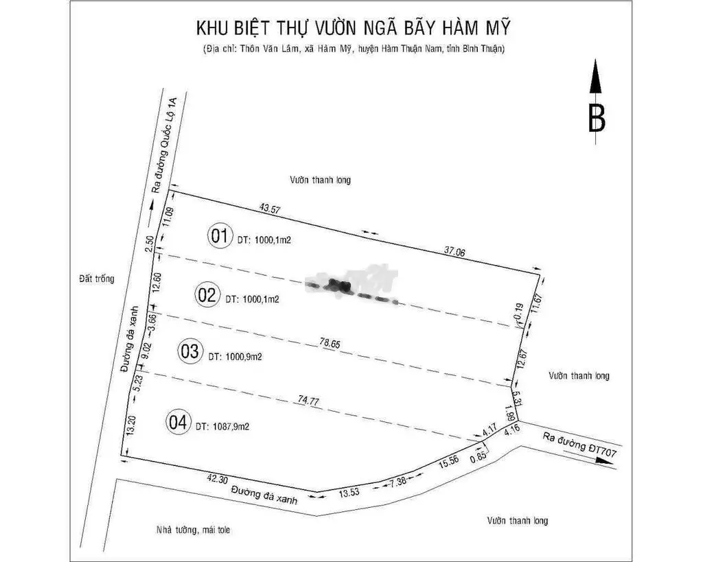 1089m2 (ngang 18.4m) đất NN, qh dân cư, lô góc 2mt đường oto, 1.1 tỷ