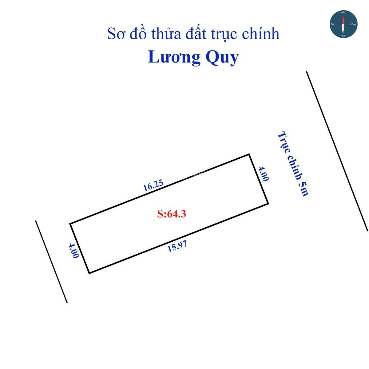 Bán đất tại Lương Quy - Xuân Nộn, Đông Anh, diện tích 64,3m2, ngõ thông 5m