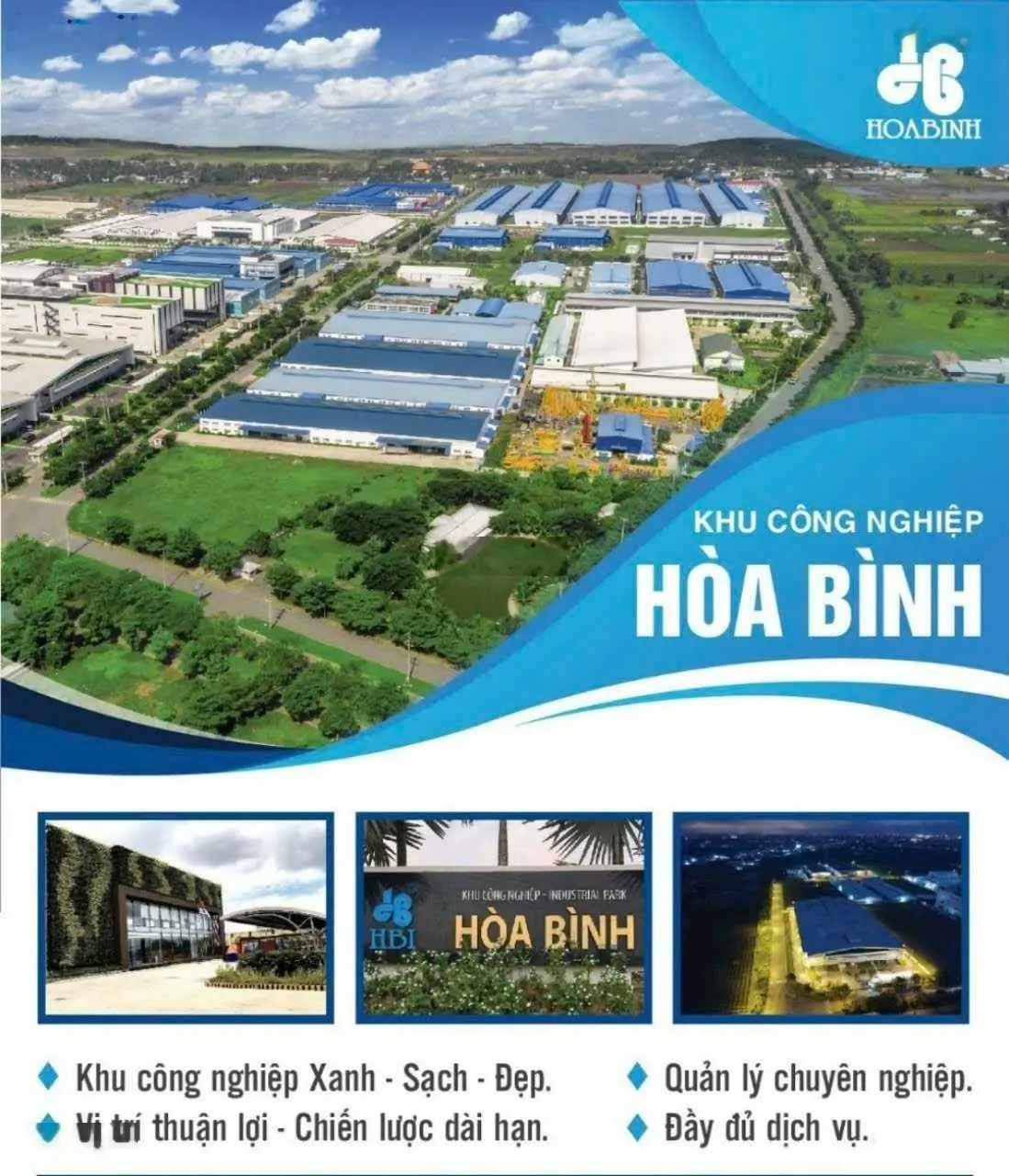 Bán đất trong KCN Hòa Bình hạ tầng hoàn thiện xây dựng nhà xưởng sx nhiều ngành nghề