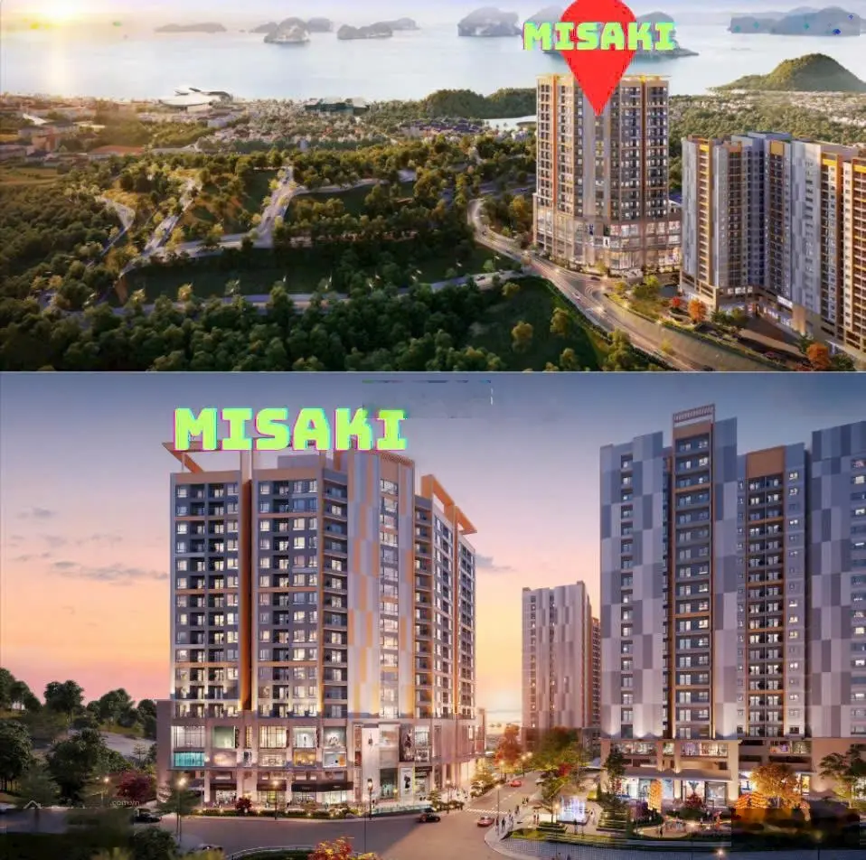 Suất ngoại giao CC Misaki Hạ Long phong cách nhật bản bên vịnh di sản căn 2PN DT 68m2, giá 3,17 tỷ