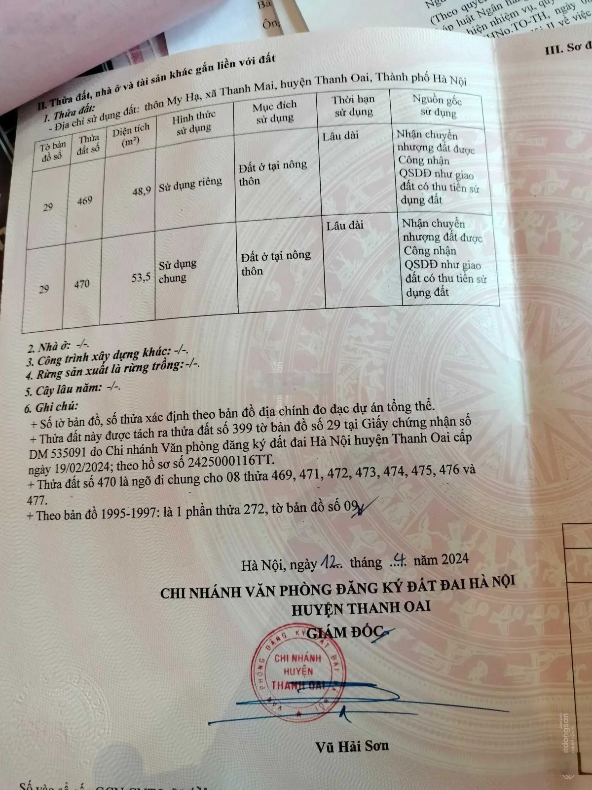 Bán lô góc 3 thoáng diện tích 48,9m2 ngõ ô tô giá 1,2x tỷ tại Thanh Mai cách QL21B hơn 1km