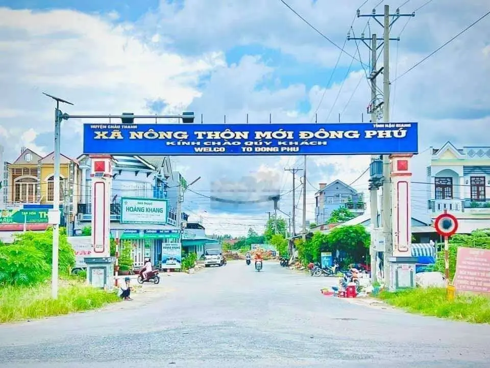 Bán đất 1,1 tỷ, diện tích 100m2 tại Đường Số 10, Xã Đông Phú, Huyện Châu Thành, Hậu Giang