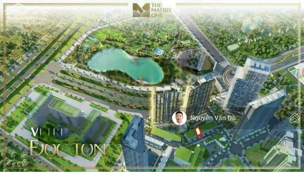 Bán shophouse 188.4m2 The Matrix One, căn 2 mặt tiền, hoàn thiện nội thất 65 tỷ. LH 0983786378