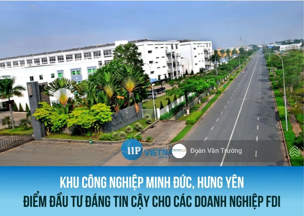 Mở bán KCN Minh Đức - Mỹ Hào - Hưng Yên. Diện tích 5000m - 1ha - 2ha - 5ha. Giá từ 3 triệu/m2