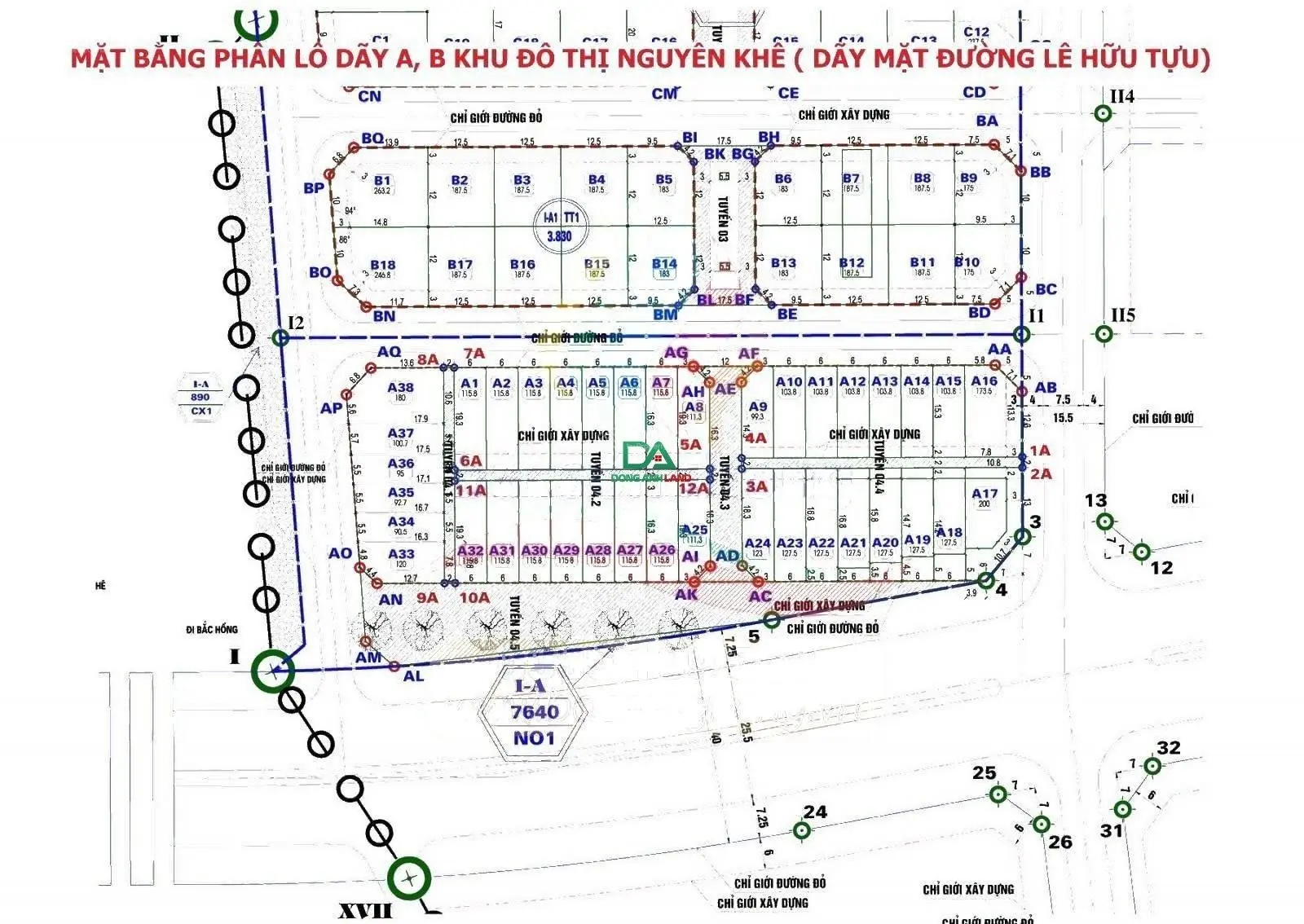 Bán đất biệt thự liền kề khu đô thị Nguyên Khê Đông Anh