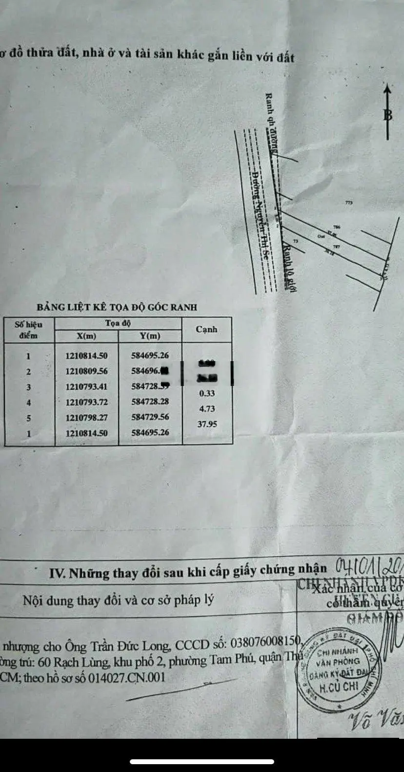 Ra nhanh lô đất MT Nguyễn Thị Se 166.4m2 Tân Thông Hội, 782 triệu, gọi ngay xem đất