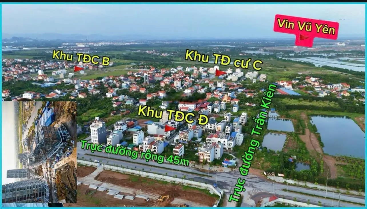 Bán lô khu D Bắc Sông Cấm xã Dương Quan, giá cực chất 6,7 tỷ, 100m2, view đẹp. 0399 376 ***