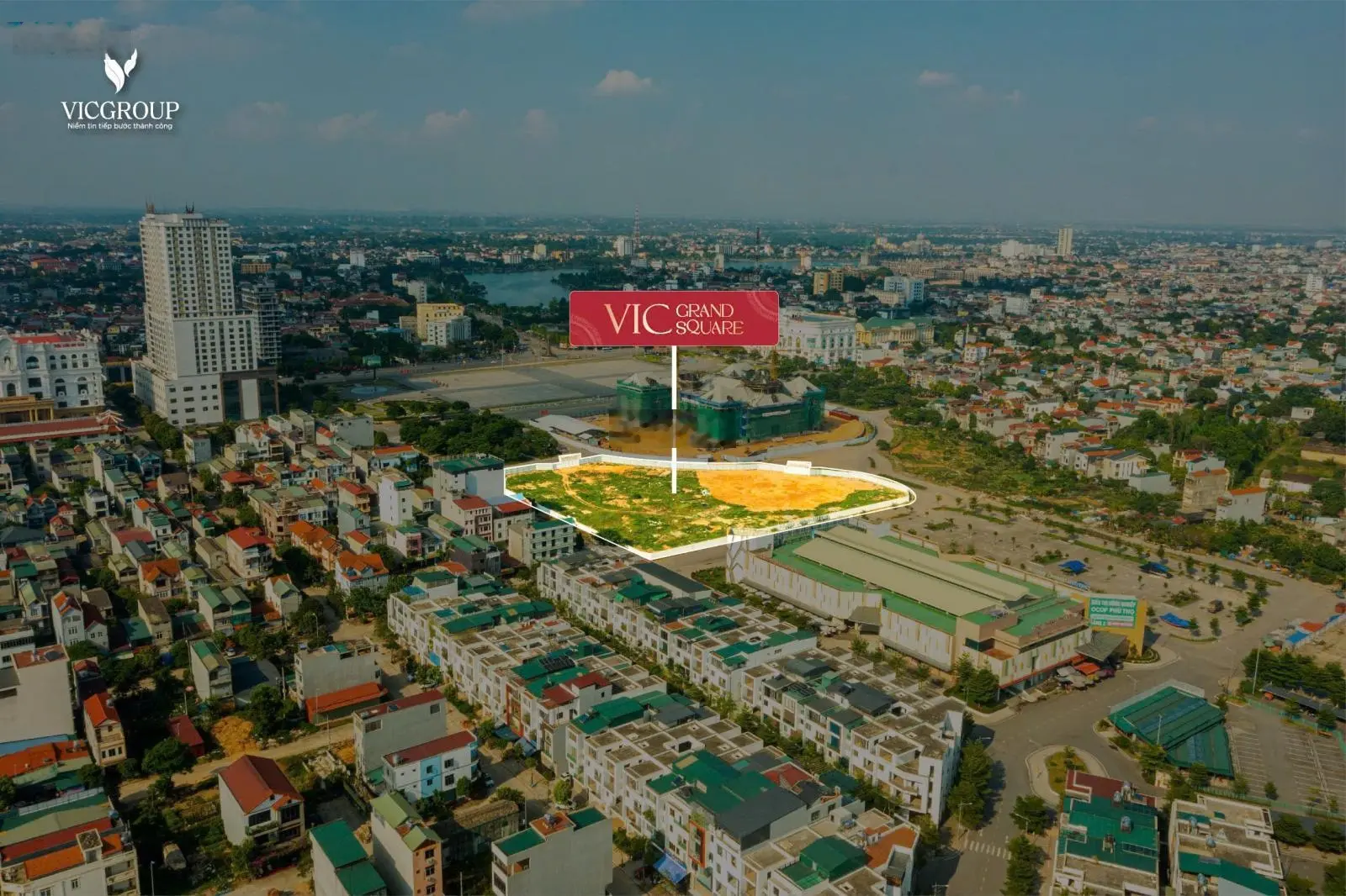 Chung Cư CC VIC Vic Grand Square 69m2 2PN, 2WC tầng đẹp hướng mát giá 2,398 tỷ