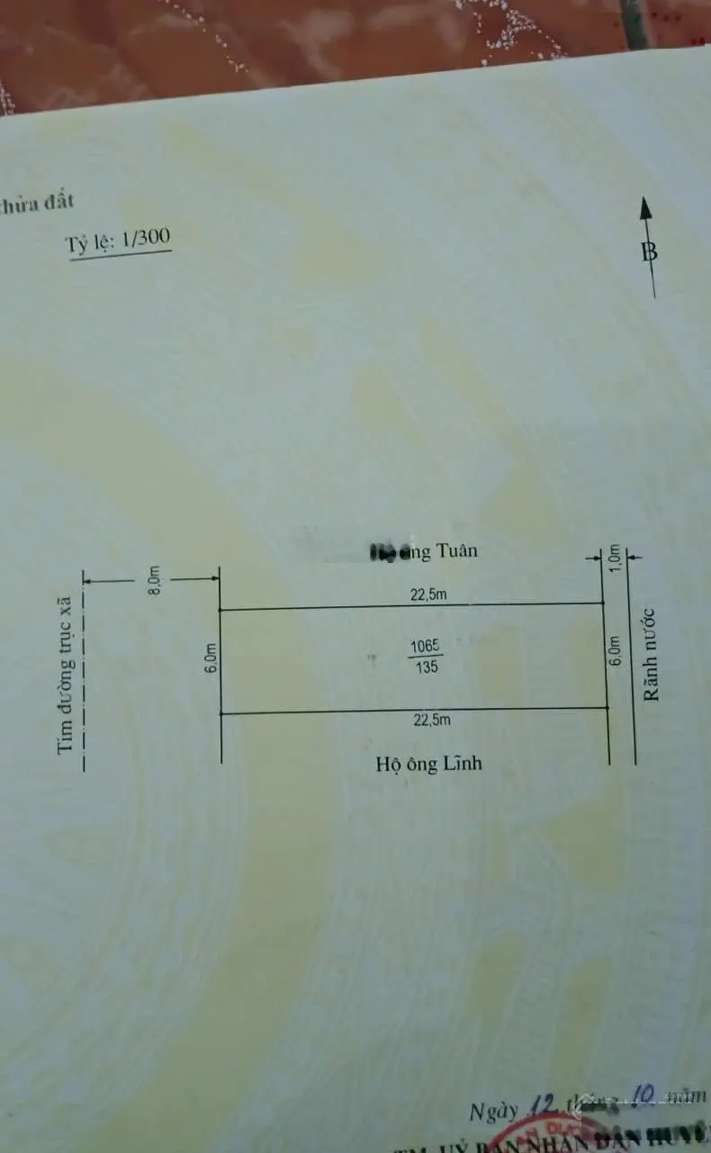 Lô đất mặt đường ngay cổng làng thôn Nhất Trí, Đặng Cương giá chỉ hơn 17tr/m2