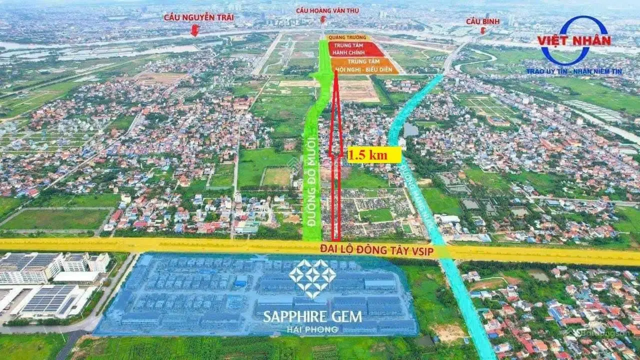 Chính chủ bán 110m2 liền kề Sapphire Gem view công viên giá 5.75 tỷ bao thuế phí