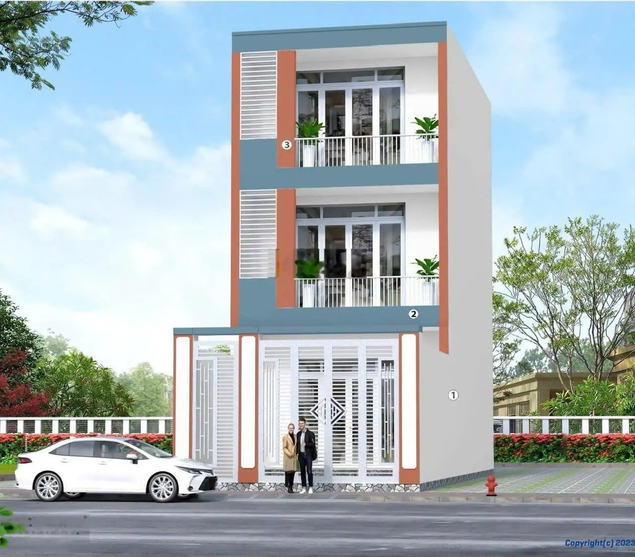 Bán Nhà mặt phố 135m2, đất 3 tầng hoàn công gia 6,95 tỷ, view đẹp tại Tam Đa, Trường Thạnh, Q9, HCM