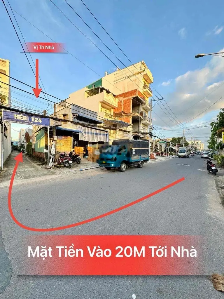 Nhà lầu mới full nội thất trục chính hẻm 124 mậu thân