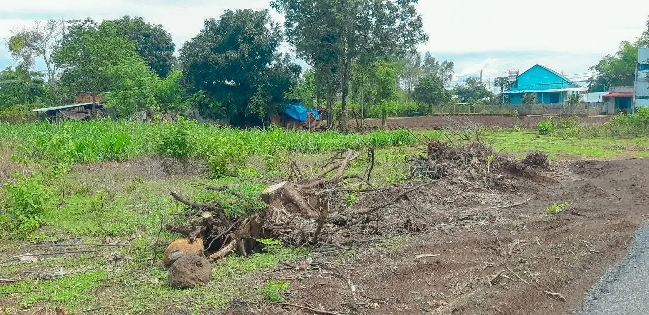 Bán lô đất thổ cư, mặt tiền đường nhựa, cách Bình Ba - Đá Bạc chỉ 100m, giá rẻ hơn đất chưa thổ