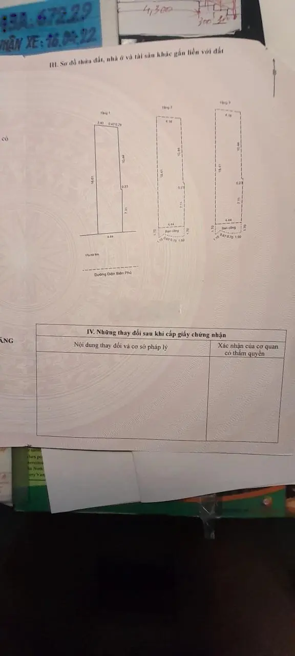 Bán nhà mặt tiền 3 tầng Điện Biên Phủ, Thanh Khê Tây, Thanh Khê, Đà Nẵng, chỉ 9,2 tỷ