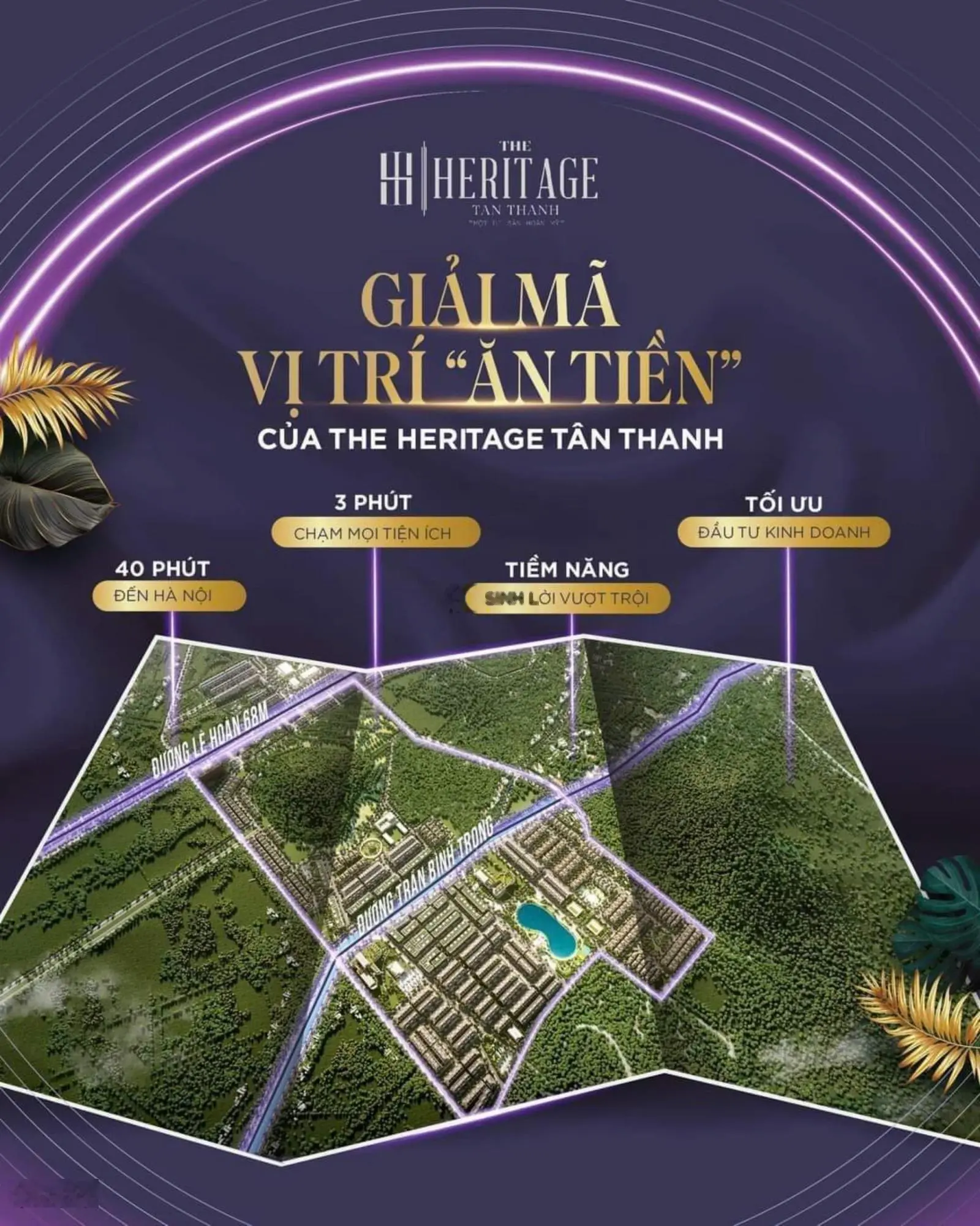 Nhận booking dự án the heritage tân thanh, gần trung tâm hành chính mới thanh liêm