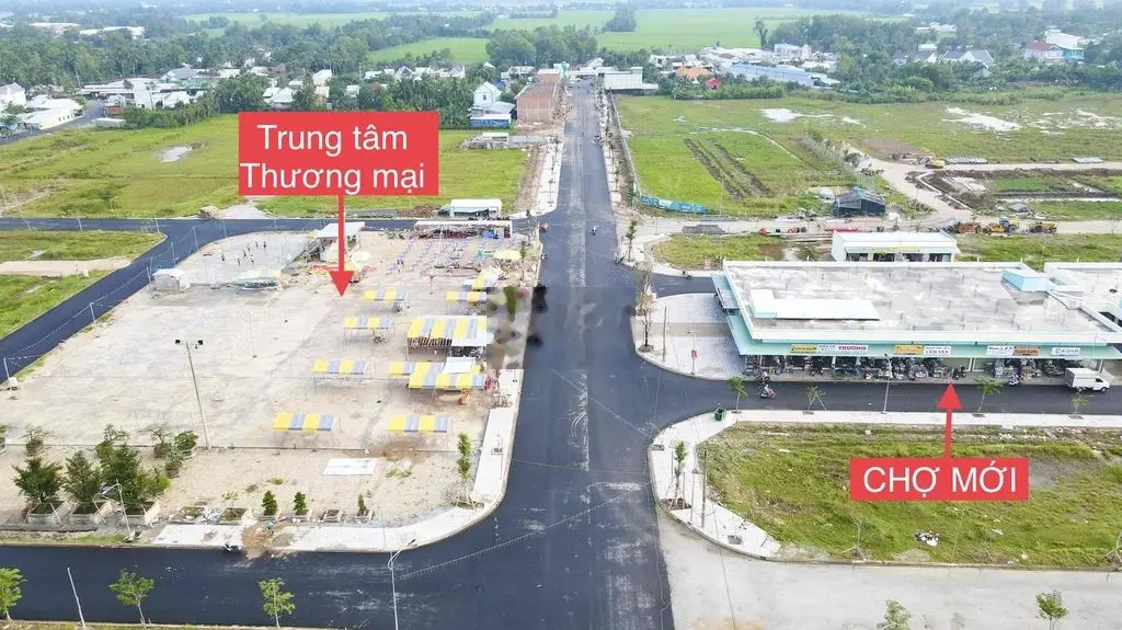 2 Nền Đất đối diện Trung Tâm Thương Mại, Kế Chợ Minh Lương, 5x19.5 SHR