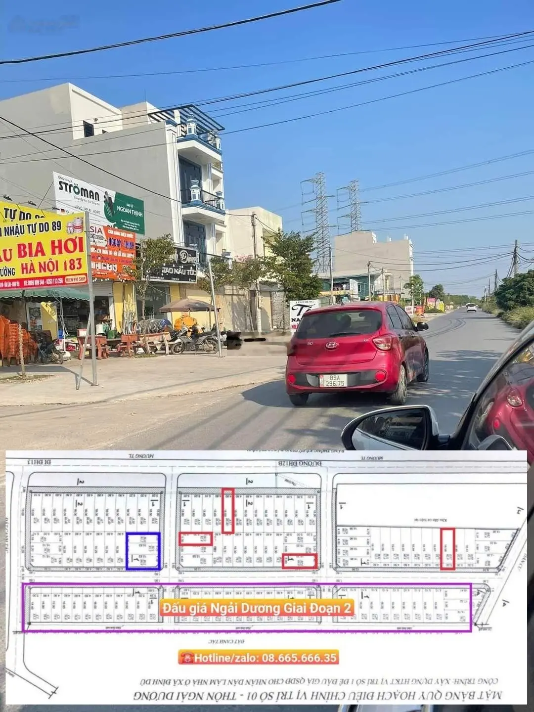 Bảng hàng đấu giá ngải dương, đình dù, văn lâm, hưng yên ( cạnh Vành Đai 4)