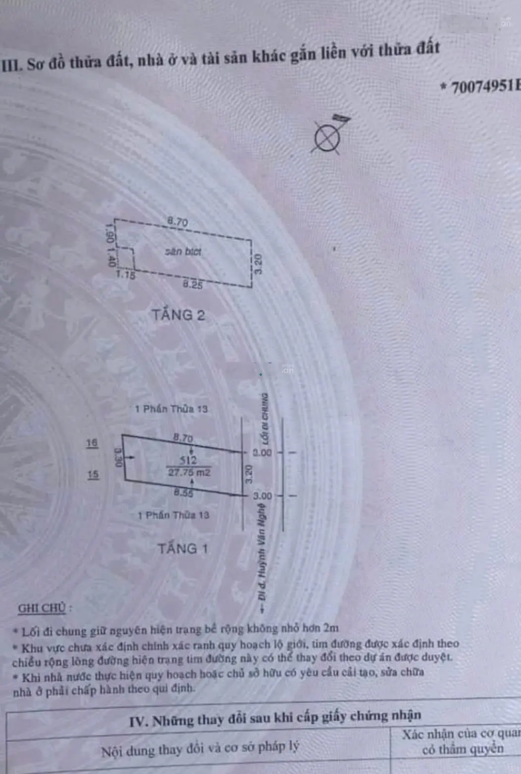 Bán nhà hẻm 3m Huỳnh Văn Nghệ P.15 Quận Tân Bình giá 3,45 tỷ - 27,75m2