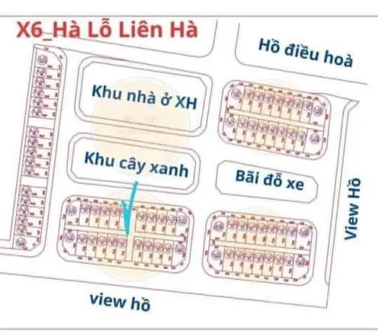 ĐẤU GIÁ X6 HÀ LỖ - LIÊN HÀ - ĐÔNG ANH X6 Hà Lỗ - Liên Hà (90m2 hướng nam)