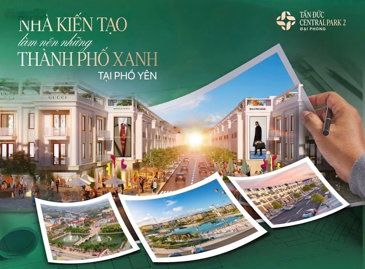 Nhà mặt phố tại Tấn Đức Central Park 2, Phường Ba Hàng, Phổ Yên, Thái Nguyên