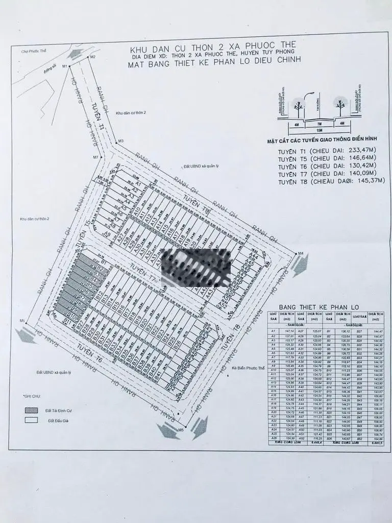 Bán lô B50 KDC Phước Thể mặt biển