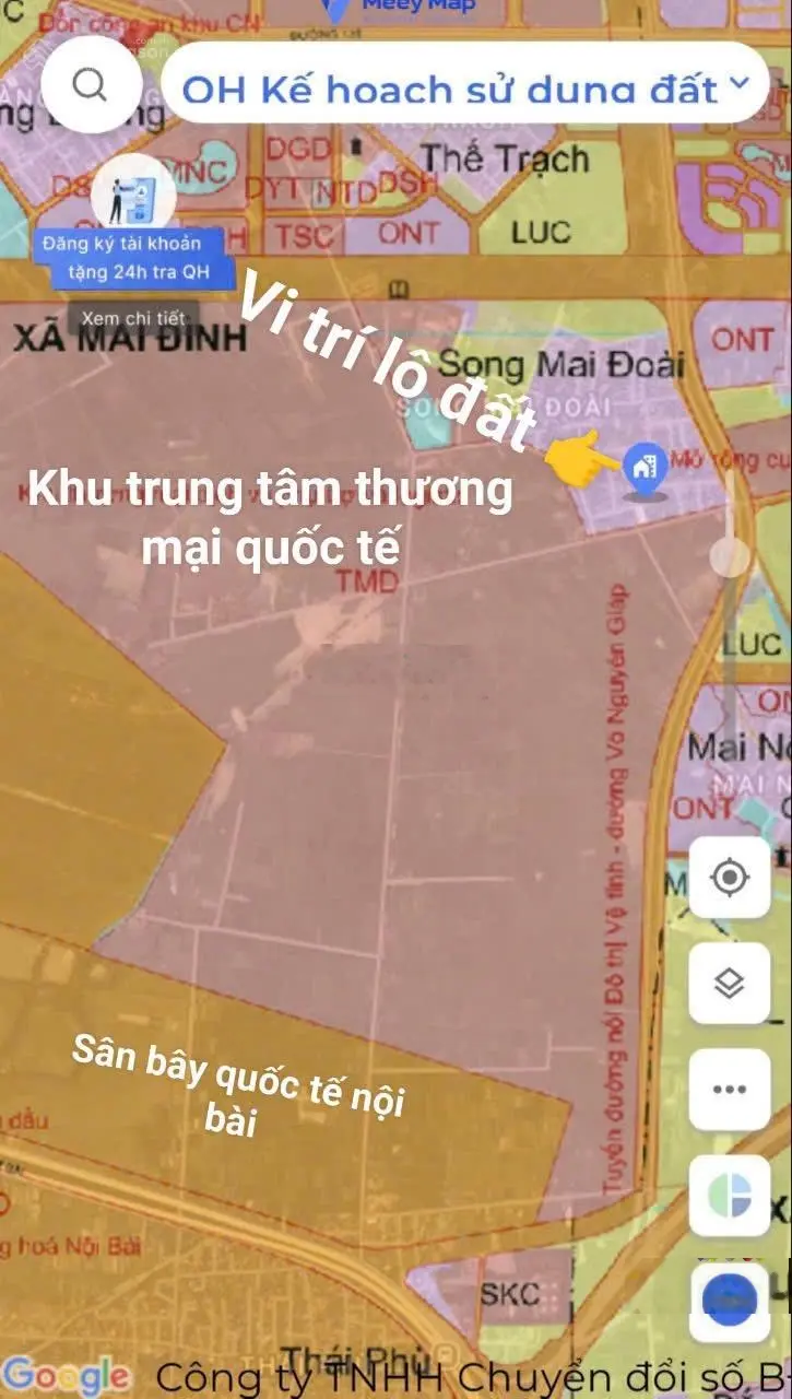 CC.Siêu mới tinh f0 duy nhất 1 lô cho anh chị em đầu tư ĐC: Thôn Song Mai- Mai Đình- Sóc Sơ