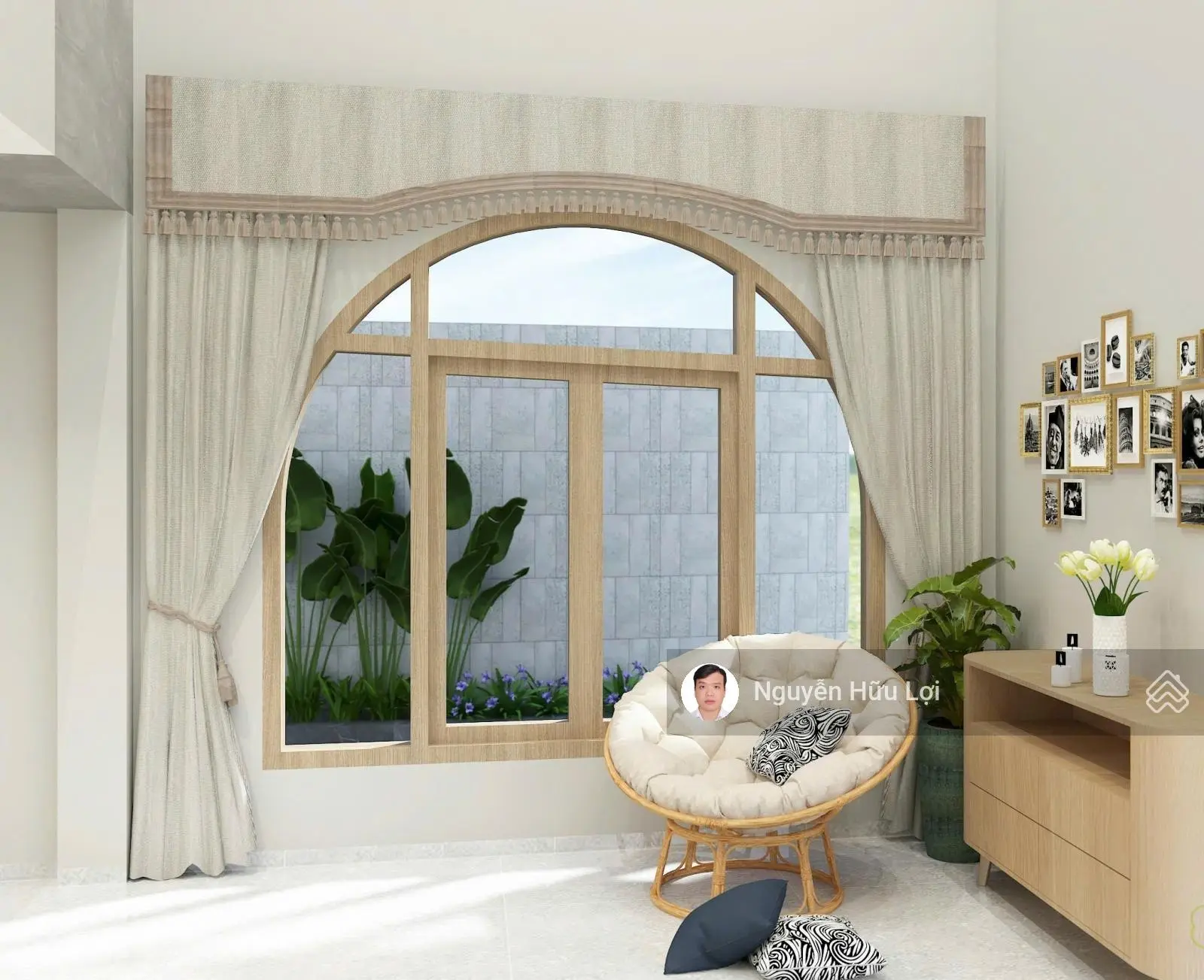 Nhà villa đường Đinh Tiên Hoàng, Hải Châu. 3 tầng mini hiện đại, nội thất mới ngay dọn vào ở ngay