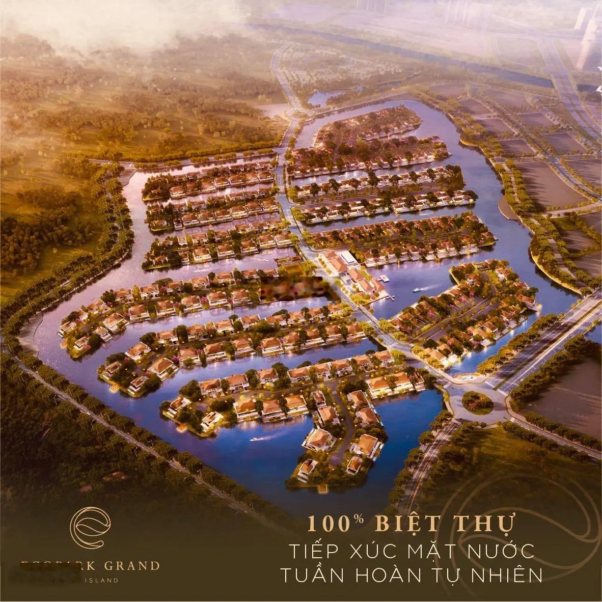 Bán gấp biệt thự đơn lập 600m2 tại Ecopark Grand, Văn Giang,vị trí đắc địa, giá tốt 210 triệu/m2