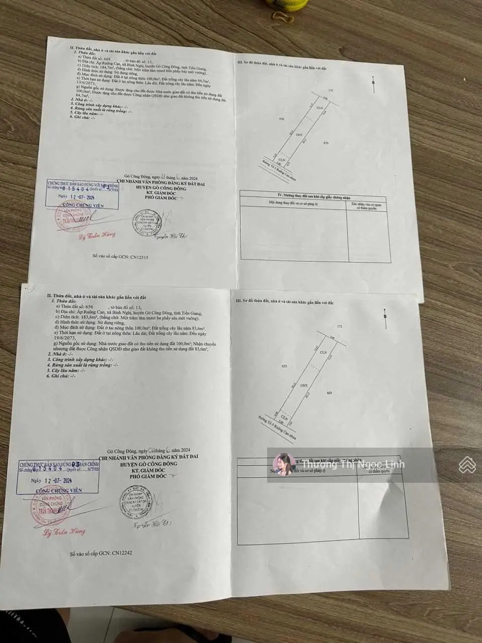 Bán gấp đất ấp Ruộng Cạn, xã Bình Nghị, gần TT hành chính huyện Gò Công Đông. DT 160m2/1,5 tỷ. SHR