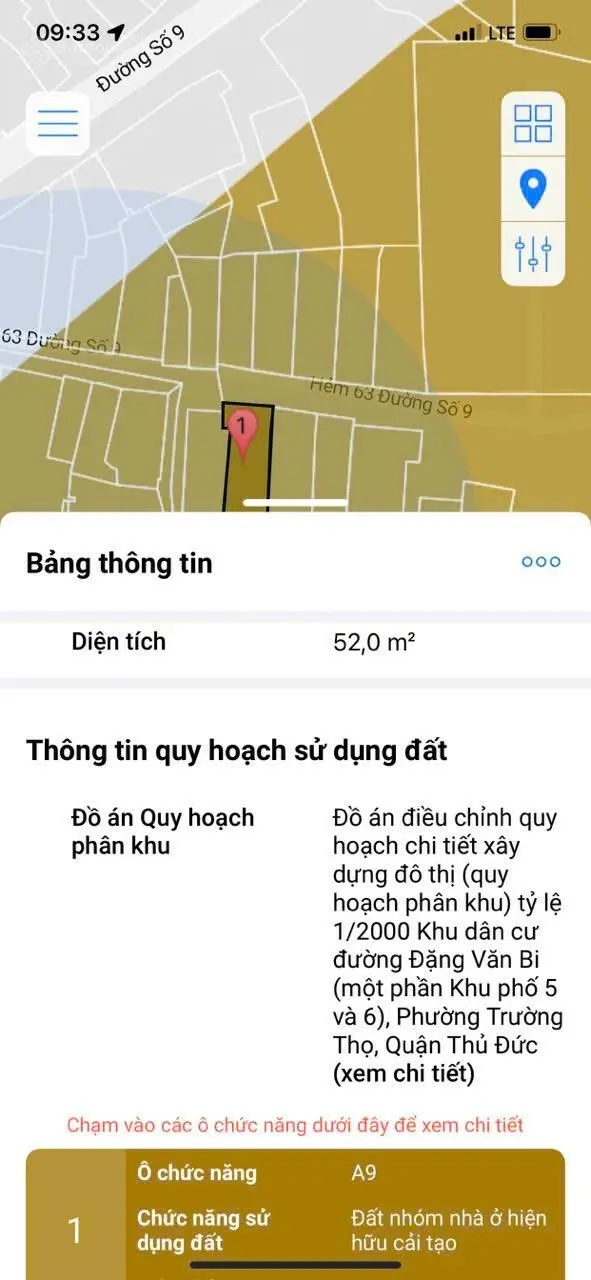 Chính chủ bán nhà 1trệt lầu đường Số 9 Trường Thọ Thủ Đức, giá chỉ 5,2 tỷ