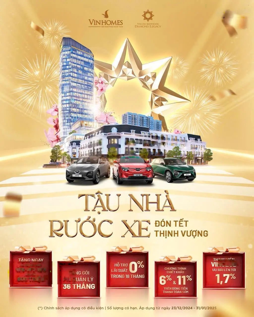 Tậu nhà rước xe, đón tết thịnh vượng cùng Vincom Shophouse Diamond Legacy