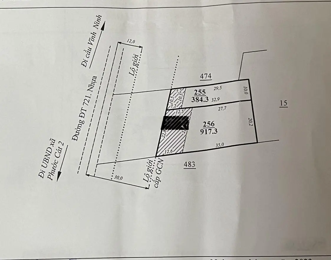 Chính chủ cần bán đất mặt tiền DH 721, trung tâm xã Phước Cát 2 với giá cả hợp lý