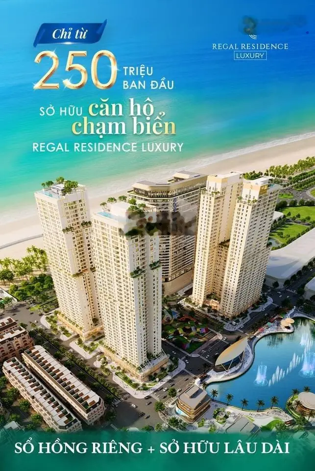 Regal Residence Luxury - Căn hộ cao cấp chạm biển trong đại đô thị Regal Legend giá chỉ từ 250tr